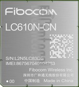 ตรวจสอบ IMEI FIBOCOM LC610N-CN บน imei.info