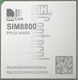 Verificação do IMEI SIMCOM SIM8800E em imei.info