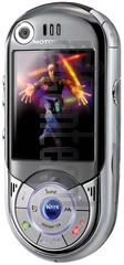 在imei.info上的IMEI Check MOTOROLA V890