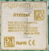 Vérification de l'IMEI RENESAS RYZ024A sur imei.info