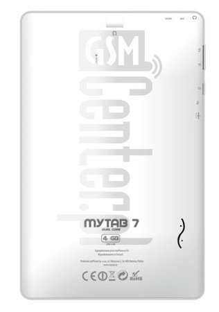 Kontrola IMEI myPhone myTab 7 DualCore na imei.info