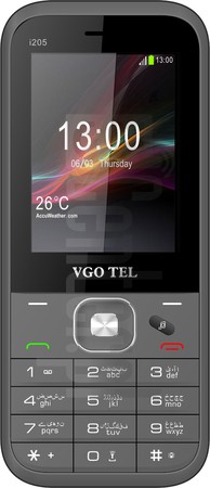 Verificação do IMEI VGO TEL I205 em imei.info