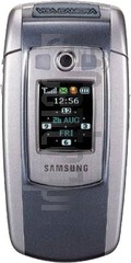 Vérification de l'IMEI SAMSUNG E710 sur imei.info