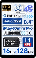Skontrolujte IMEI ALLDOCUBE iPlay 60 mini Pro na imei.info