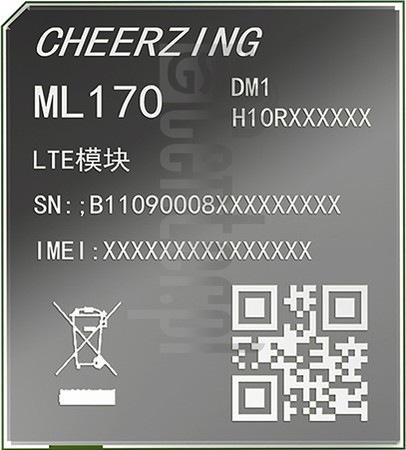 Pemeriksaan IMEI CHEERZING ML170 di imei.info