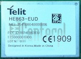 Vérification de l'IMEI TELIT HE863-EUD sur imei.info