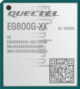 Verificación del IMEI  QUECTEL EG800G-LA en imei.info