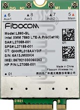 Vérification de l'IMEI FIBOCOM L860-GL sur imei.info