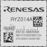 Verificación del IMEI  RENESAS RYZ014A en imei.info